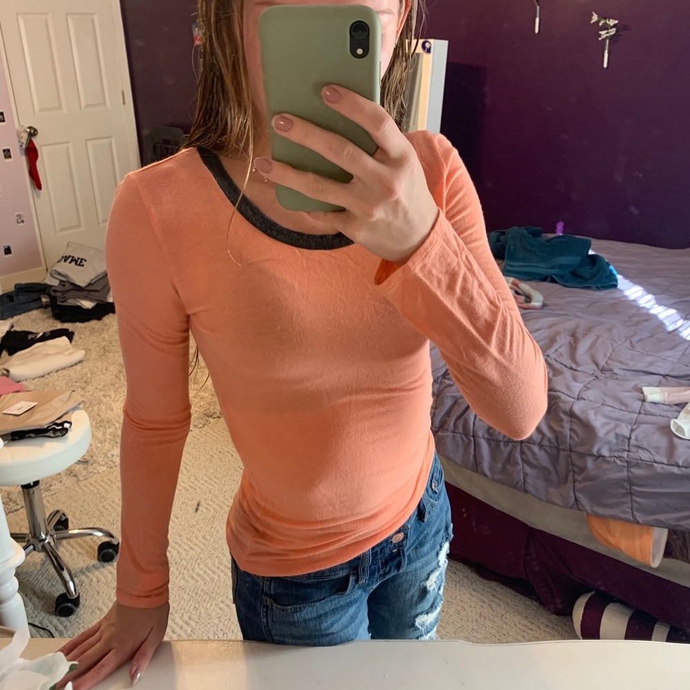 Coral Long Sleeve Tee